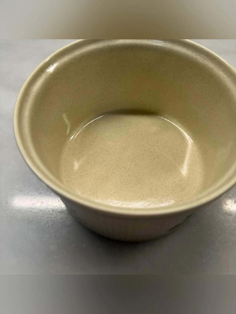 Royal Doulton Cream Floral Ceramic Ramekin with Pink and Purple Accents